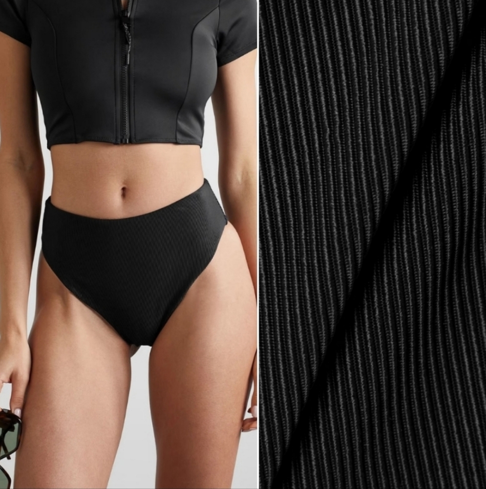 🆕️ Good American Good Waist Ribbed Bikini Briefs - Plus Size